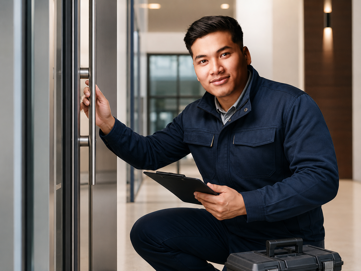 Professionelle Gebäudereinigung durch Sprühen Gebäudemanagement